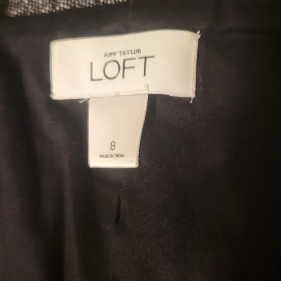 LOFT Women's Gray Blazer Jacket - Picture 3 of 4
